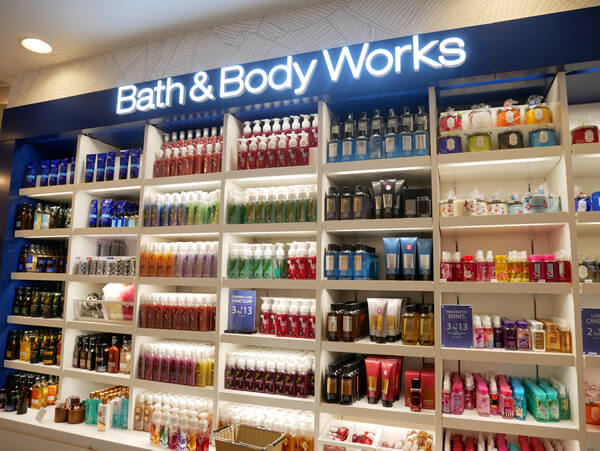 Bath&BodyWorksの直営店