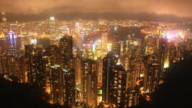 香港の夜景