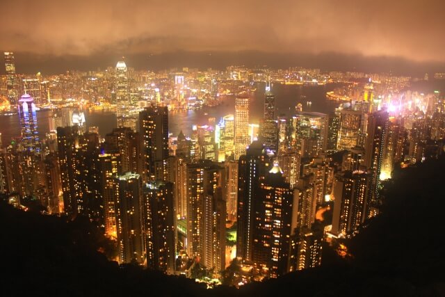 香港の夜景