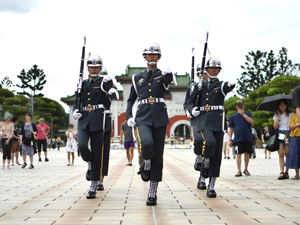 忠烈祠の兵隊交代式