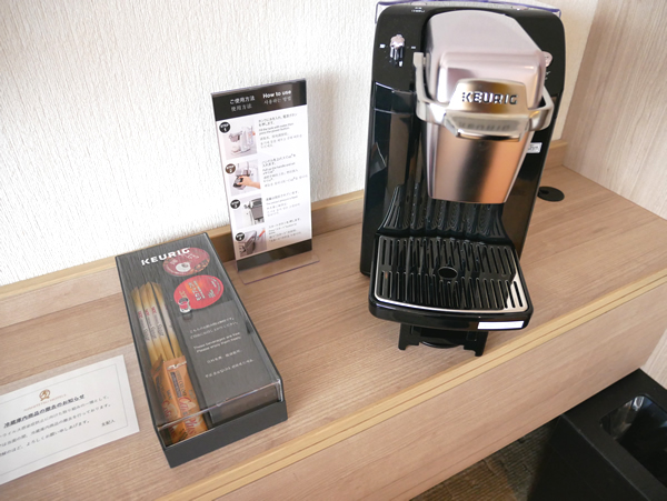 ソラリア西鉄ホテル福岡スーペリアツイン・コーヒーマシンKeurig(キューリグ)