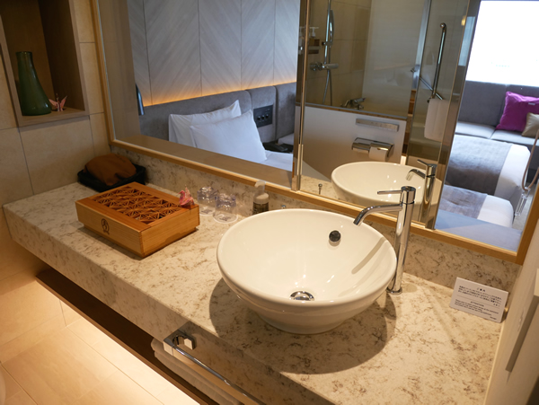 ソラリア西鉄ホテル福岡のおしゃれな洗面所