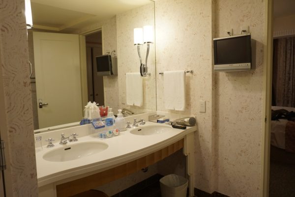 アンバサダーホテル ファンタジア・スイートの洗面所