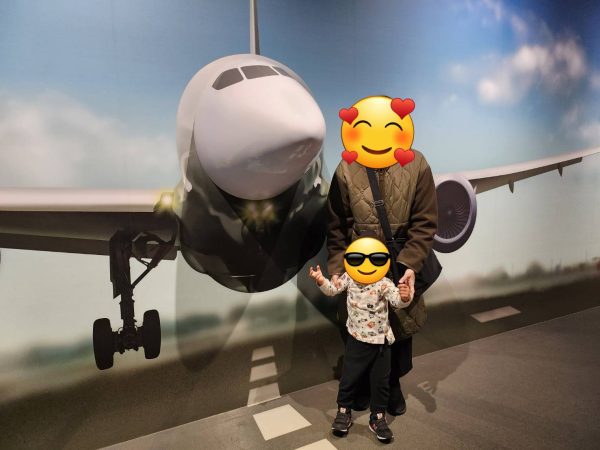 神戸海洋博物館・カワサキワールドの飛行機
