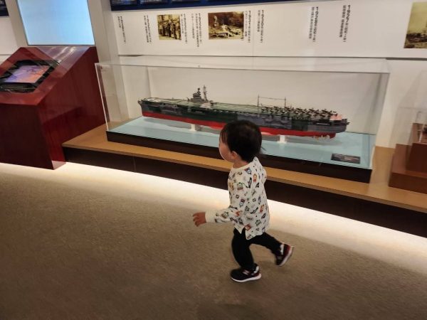 神戸海洋博物館・カワサキワールドの船の模型