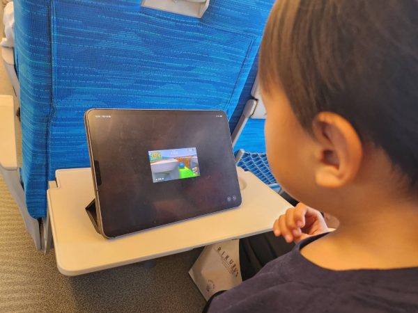 子連れ新幹線移動に便利なipad