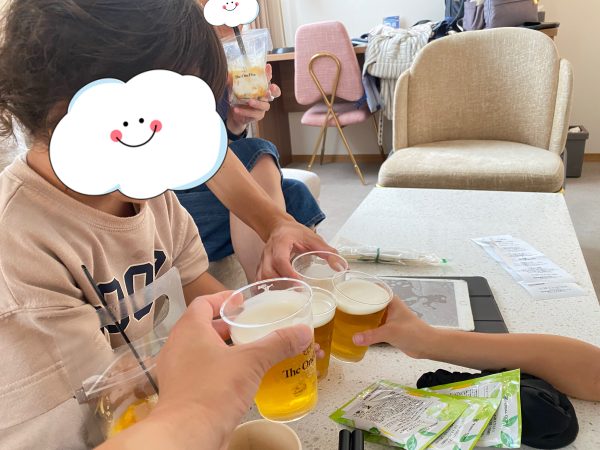 ザ・ワンファイブテラス福岡のビール風ティー