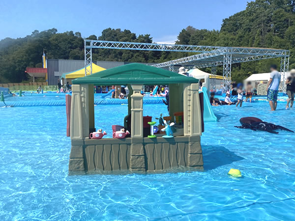 おもちゃ王国夏季限定の水遊び場「ちゃっぷる」