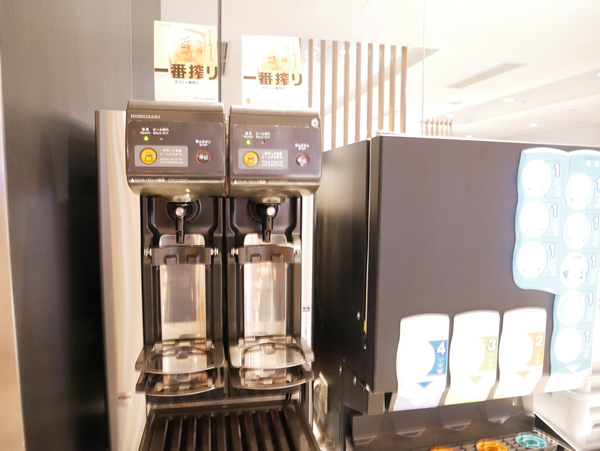 小松空港ANAラウンジのビアサーバー