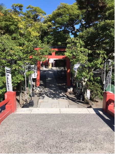 鎌倉鶴岡八幡宮｜旗上辨財天社・政子石