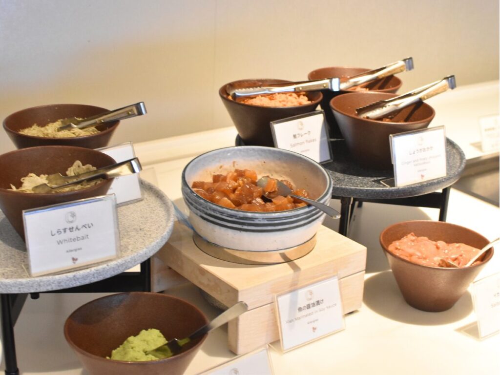 メルキュール佐賀唐津リゾート|朝食ビュッフェのお茶漬け