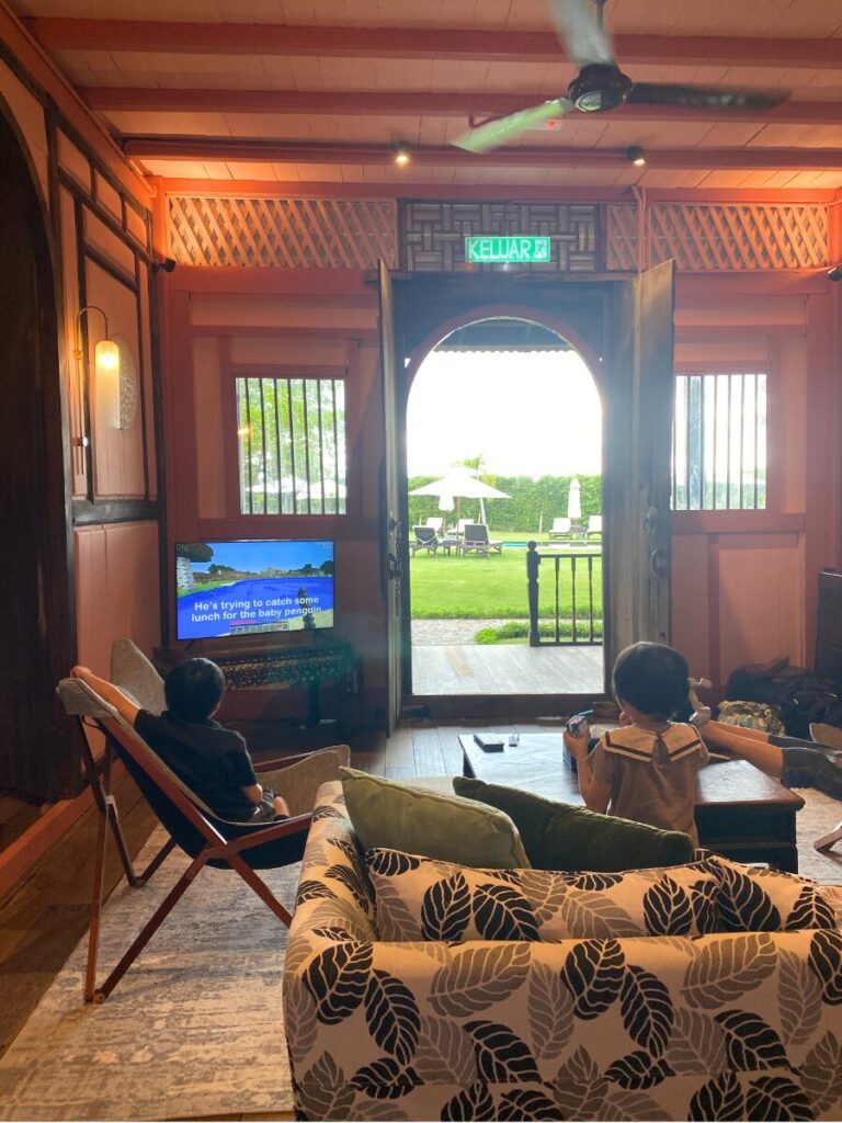 テンプルツリーリゾート・ランカウイ (Temple Tree Resort Langkawi)ジョホール棟のリビング