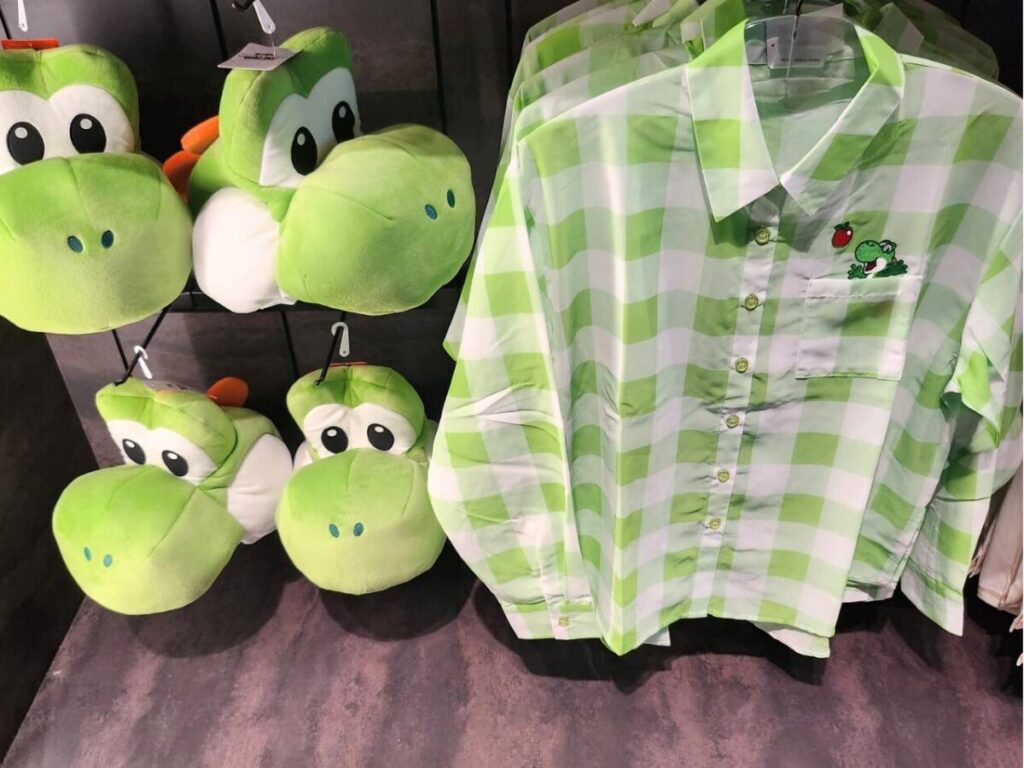 USJニンテンドーワールド限定お土産のヨッシーの洋服