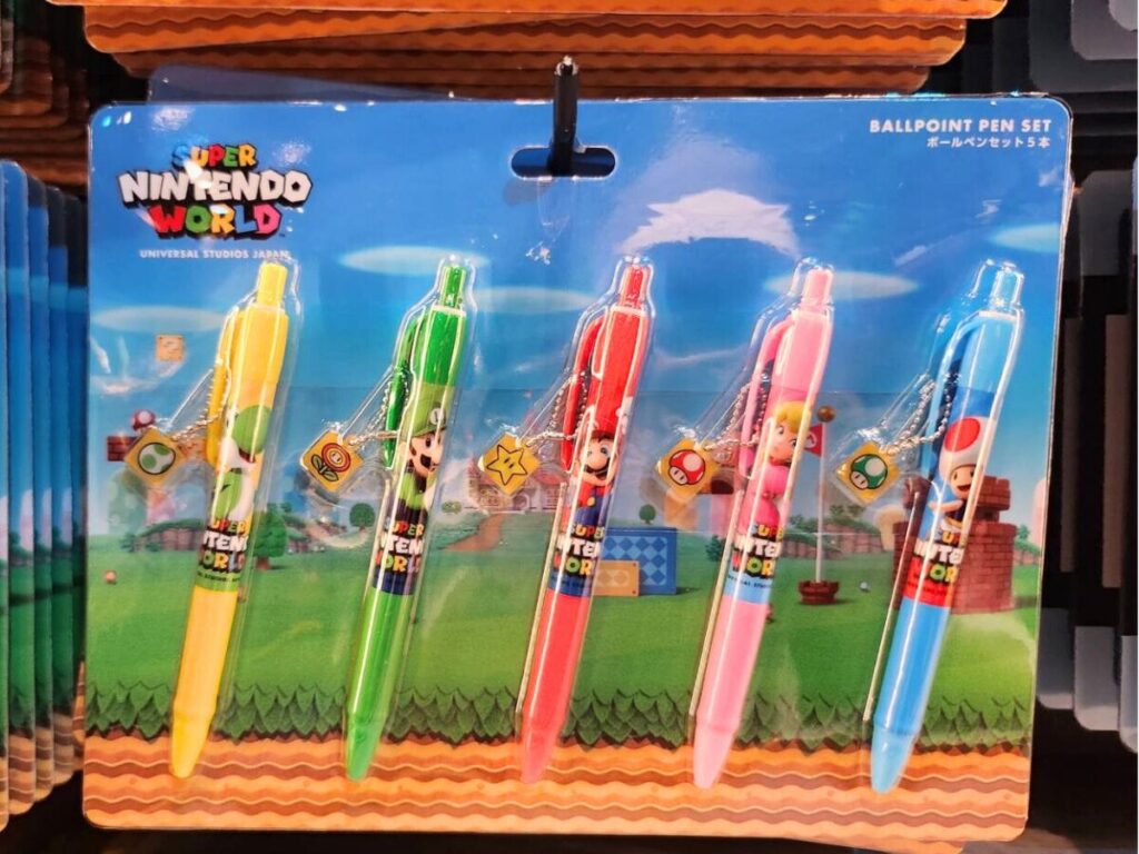 USJニンテンドーワールド限定お土産のボールペンセット