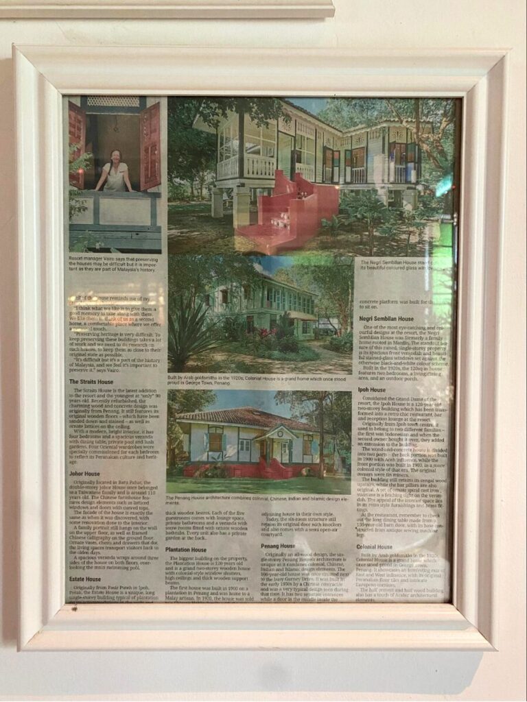 テンプルツリーリゾート・ランカウイ (Temple Tree Resort Langkawi)が紹介された記事