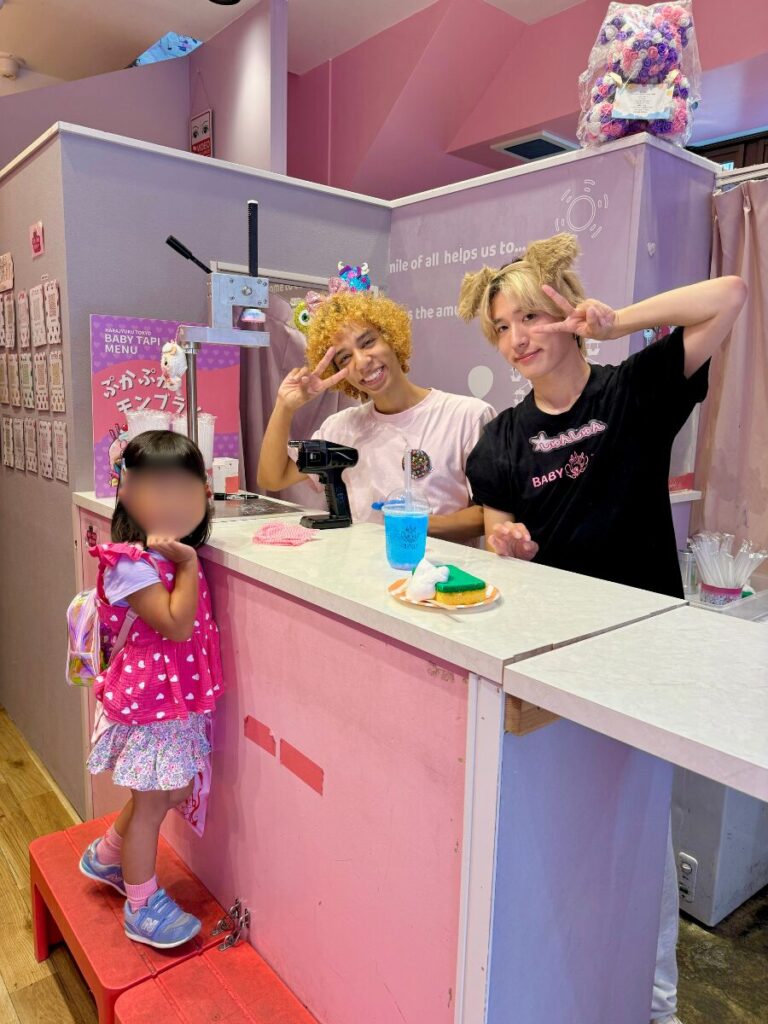 原宿べビタピの写真撮影