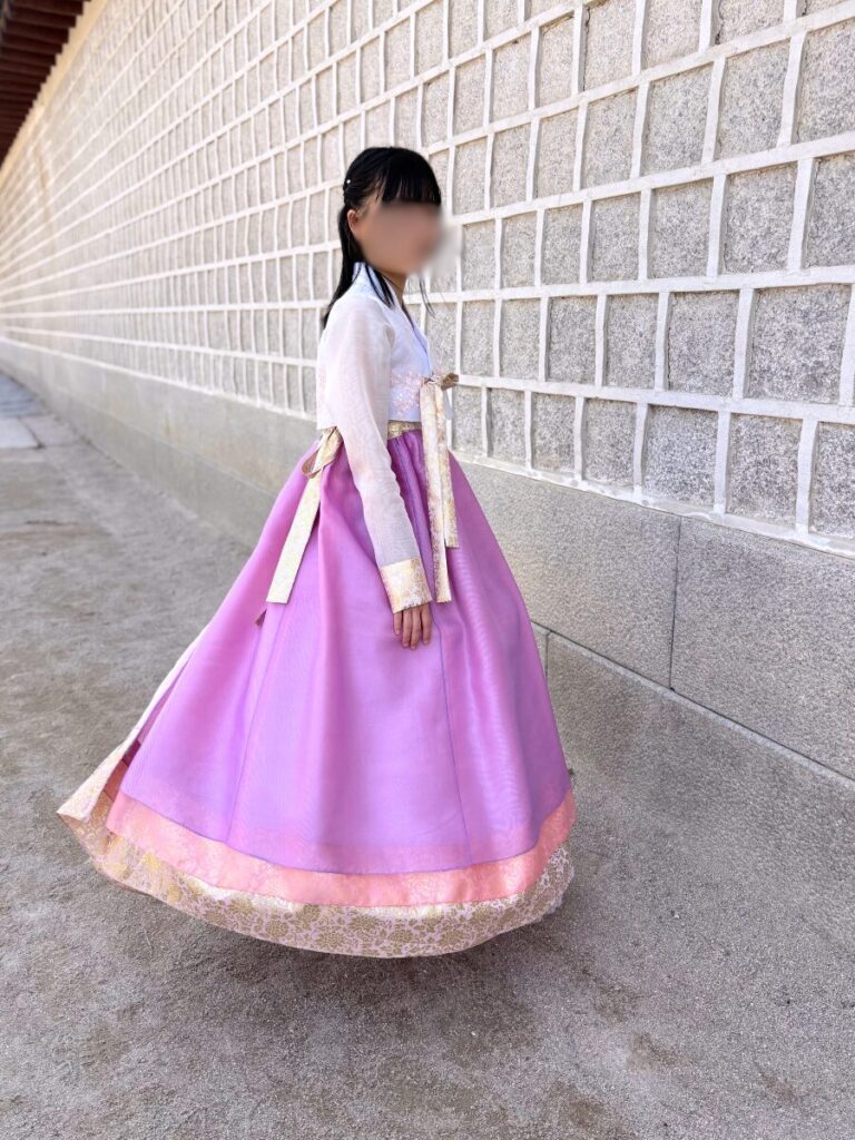 韓服男（ハンボクナム）で借りた韓服１