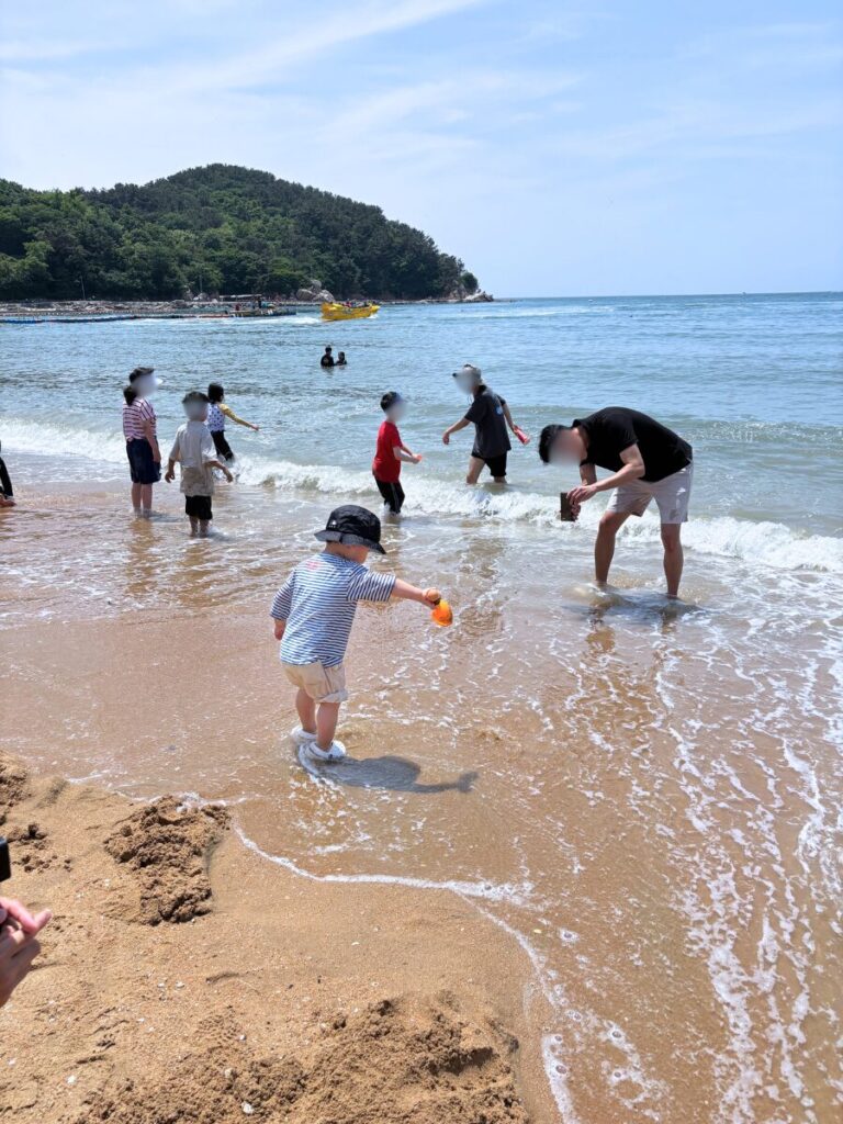 JNパークホテル近くの海水浴場乙旺里海岸