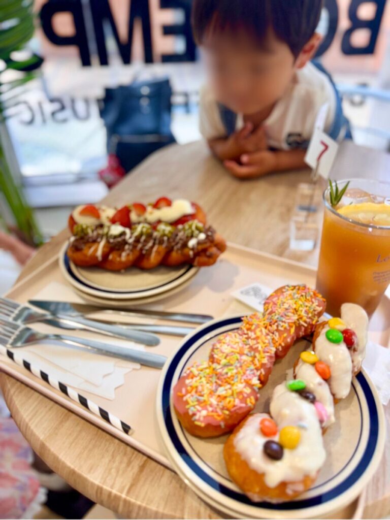 原宿子連れにおすすめカフェの韓国ドーナツ