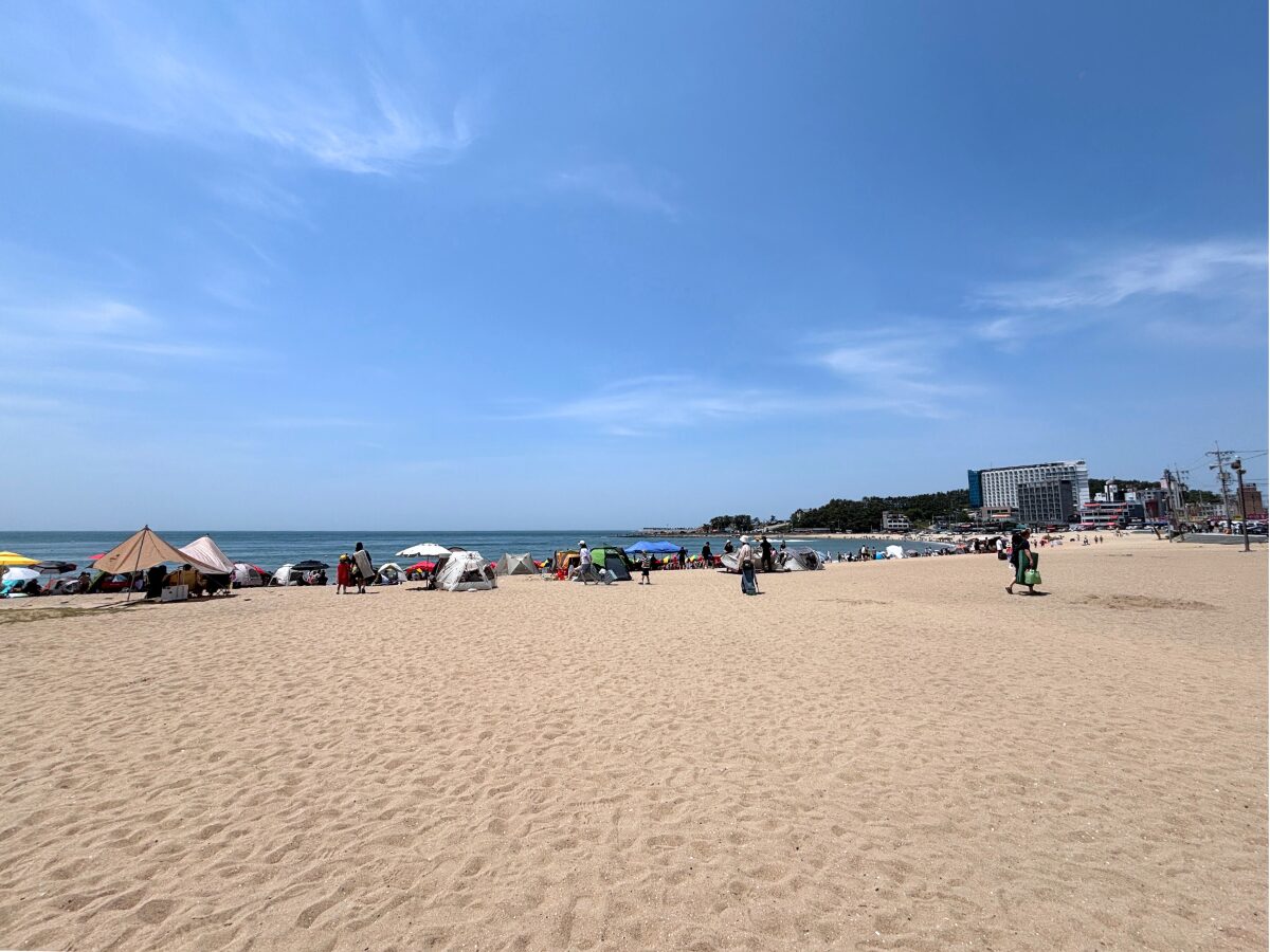 JNパークホテル近くの海水浴場