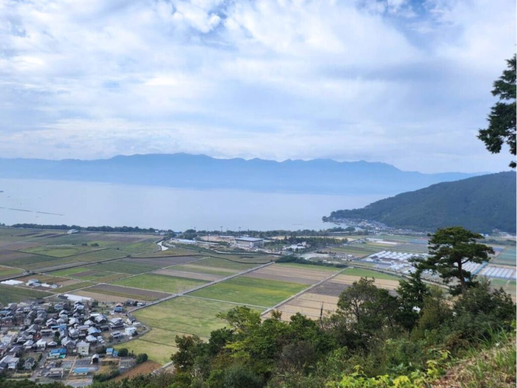 近江八幡・八幡山最高点からの眺望
