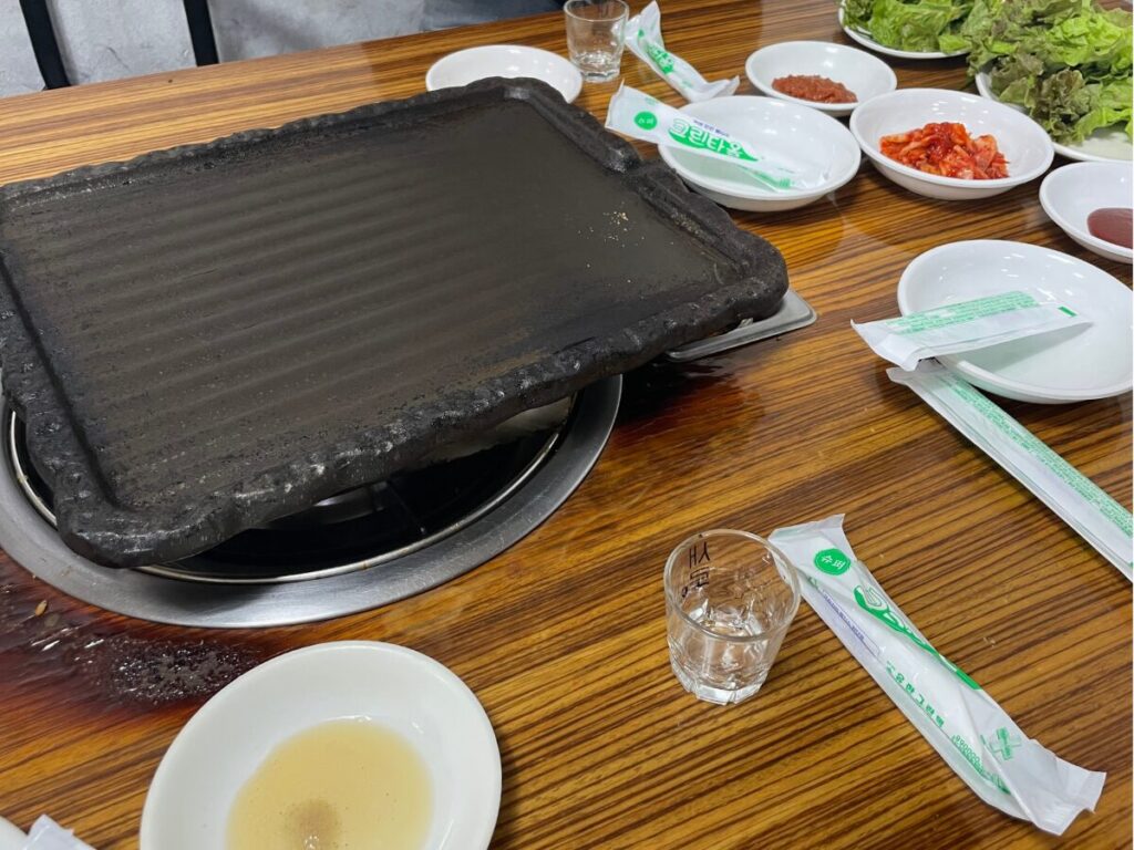 百済精肉店の鉄板