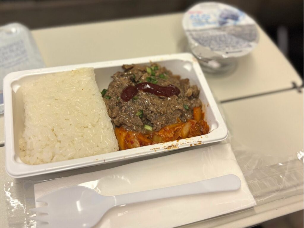 アシアナ航空の機内食2