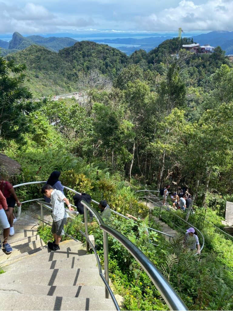 ランカウイ島ケーブルカーの山頂駅