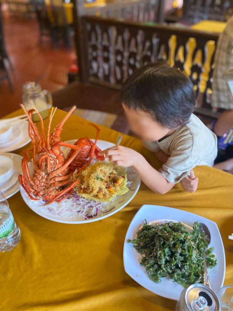 Fish farm restaurant(ランカウイ)でディナー