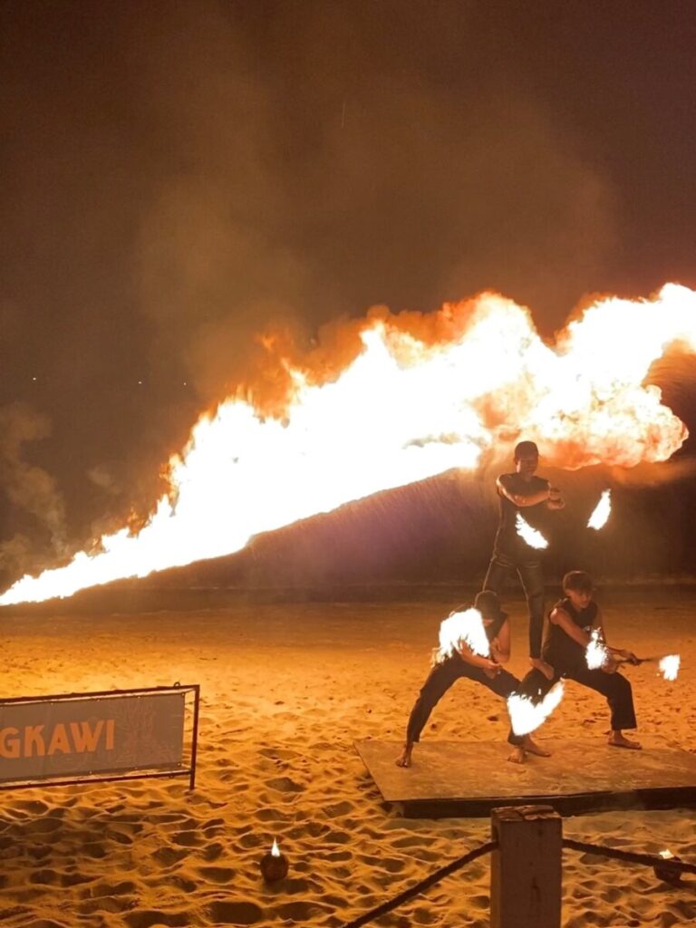 ランカウイのファイヤーショー