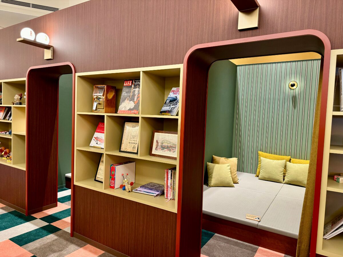 星野リゾート1955東京ベイの2nd ROOMの完全個室スペース