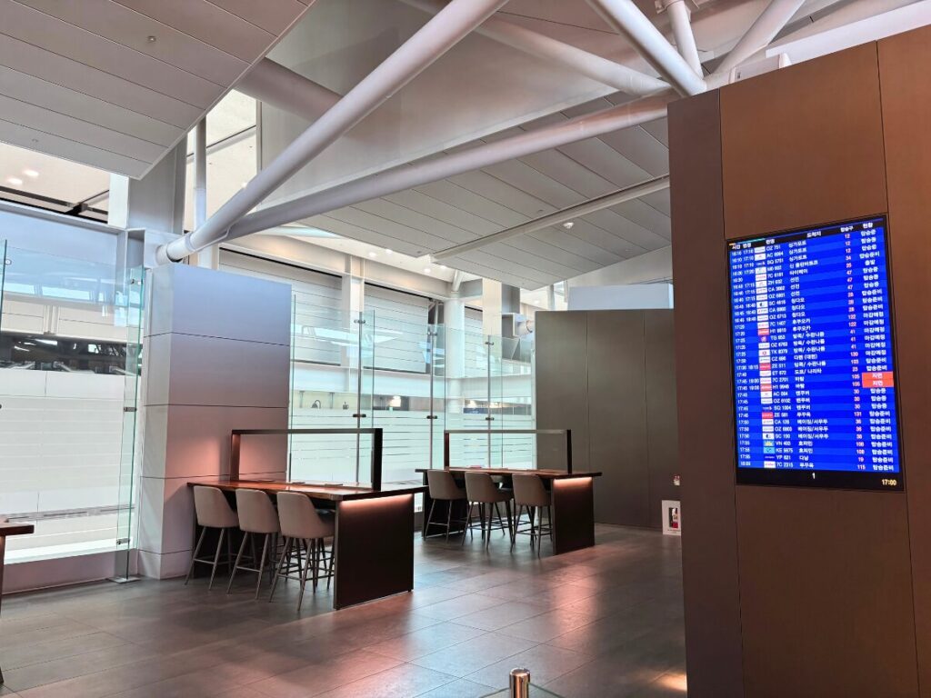 仁川空港アシアナビジネスラウンジの入り口