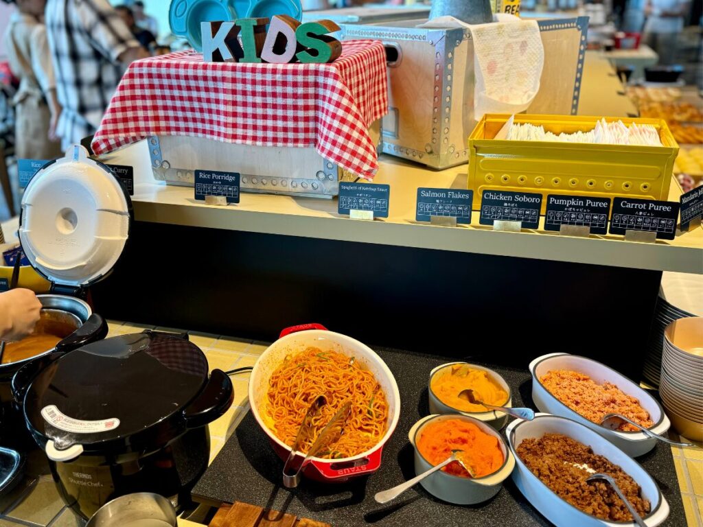 1955東京ベイの朝食ビュッフェのキッズミール