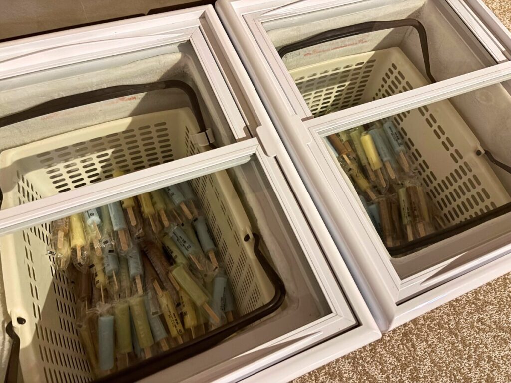 メルキュール福岡宗像リゾート＆スパ｜温泉ラウンジの食べ放題のアイスキャンディー