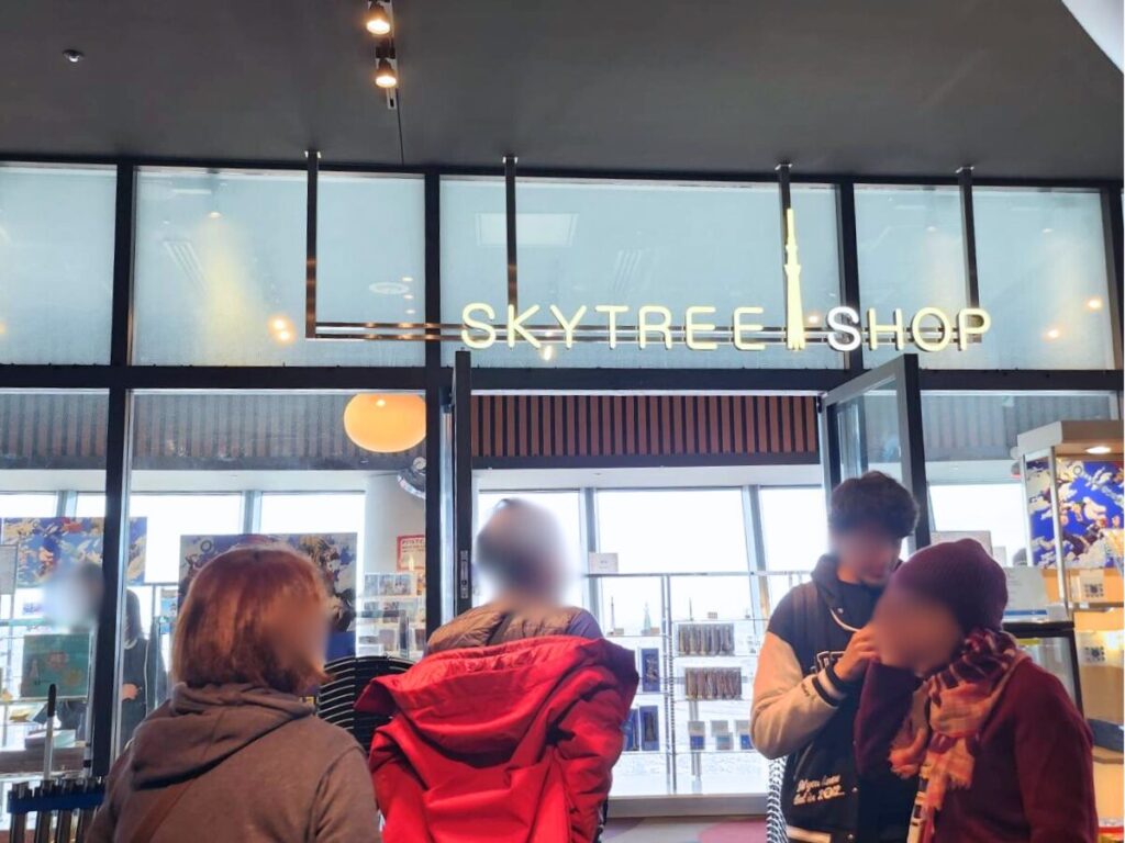 東京スカイツリーの売店
