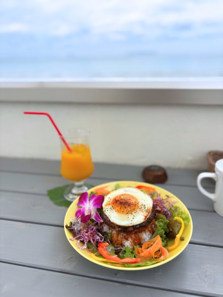 福間海岸でのランチ