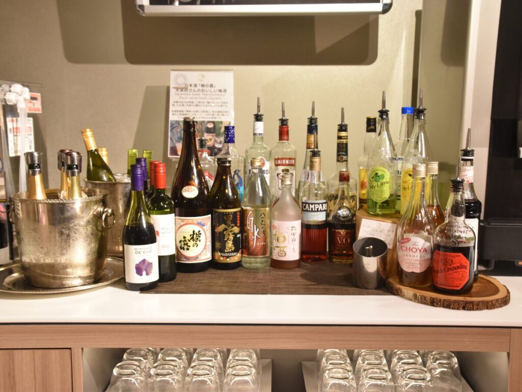 メルキュール福岡宗像リゾート＆スパ｜夕食ビュッフェのお酒（フリーフロー）