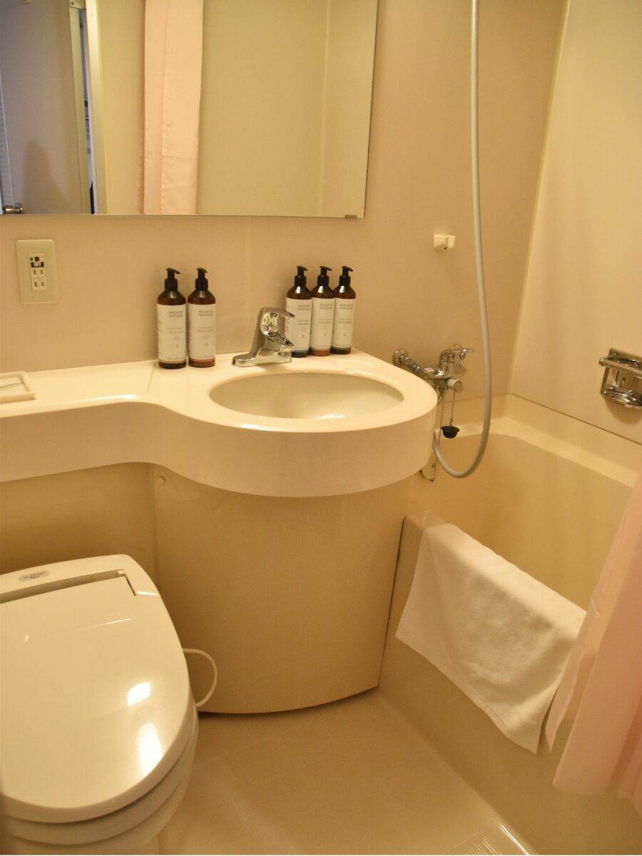 メルキュール福岡宗像リゾート＆スパのクラシックツインのお部屋のバスルーム