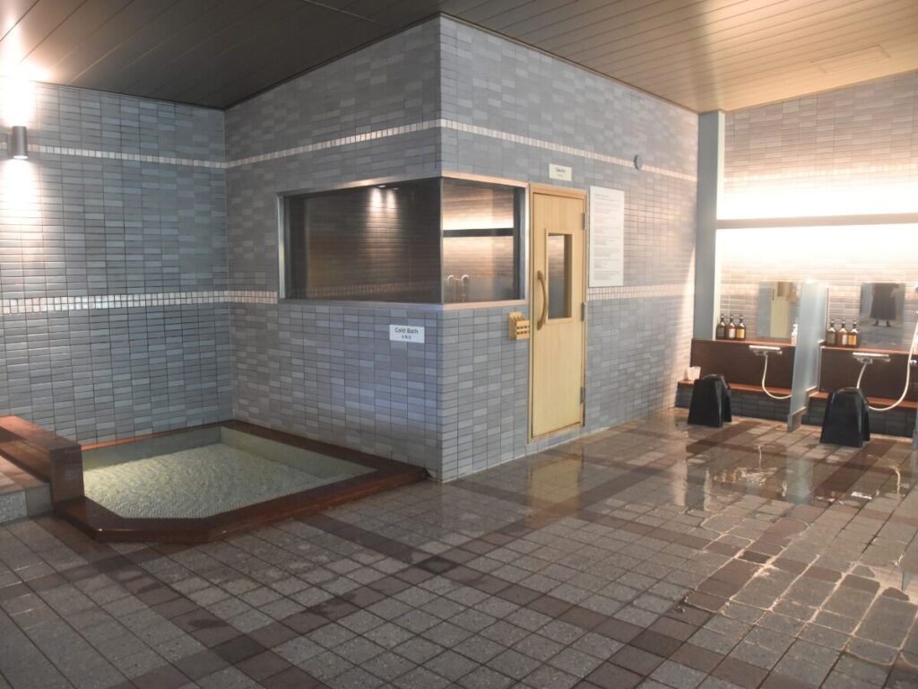 メルキュール福岡宗像リゾート＆スパの大浴場内のサウナ