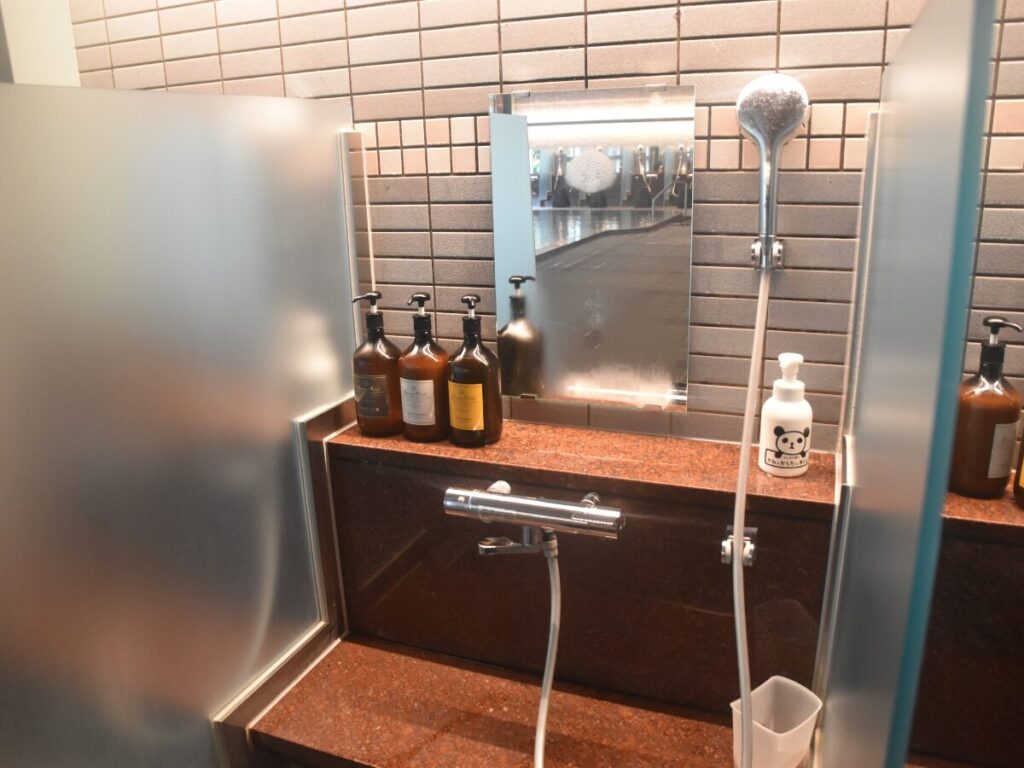 メルキュール福岡宗像リゾート＆スパの大浴場の洗い場