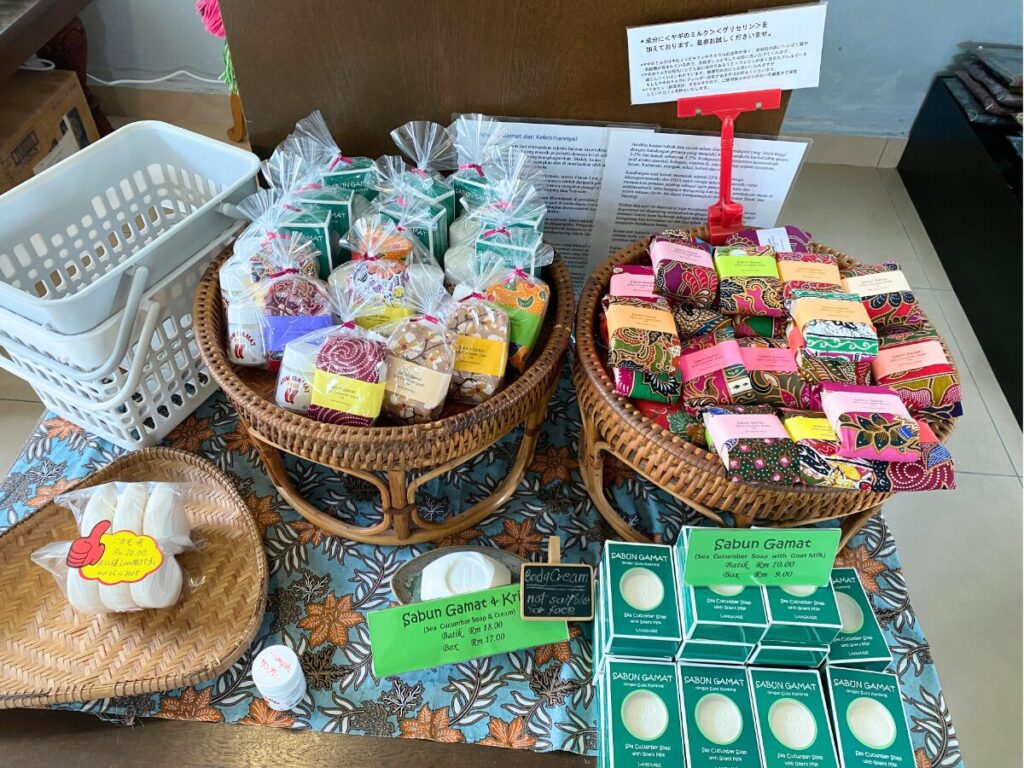 大人気のなまこ石鹸RM10