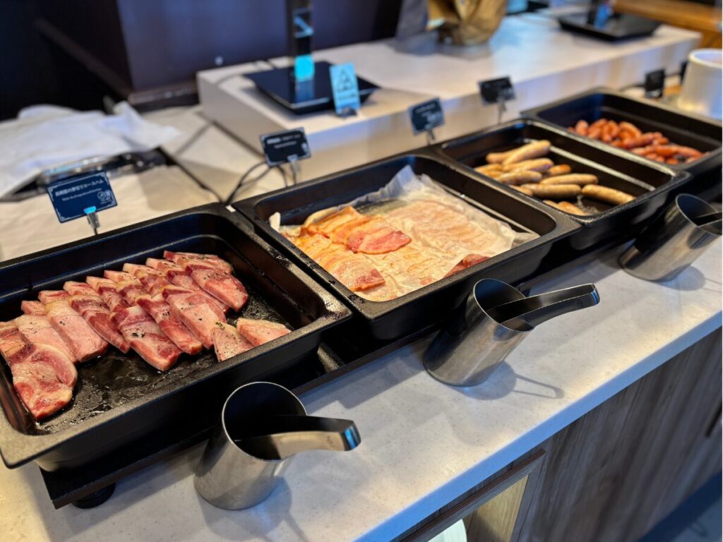 ホテルアムステルダムの朝食ビュッフェの内容