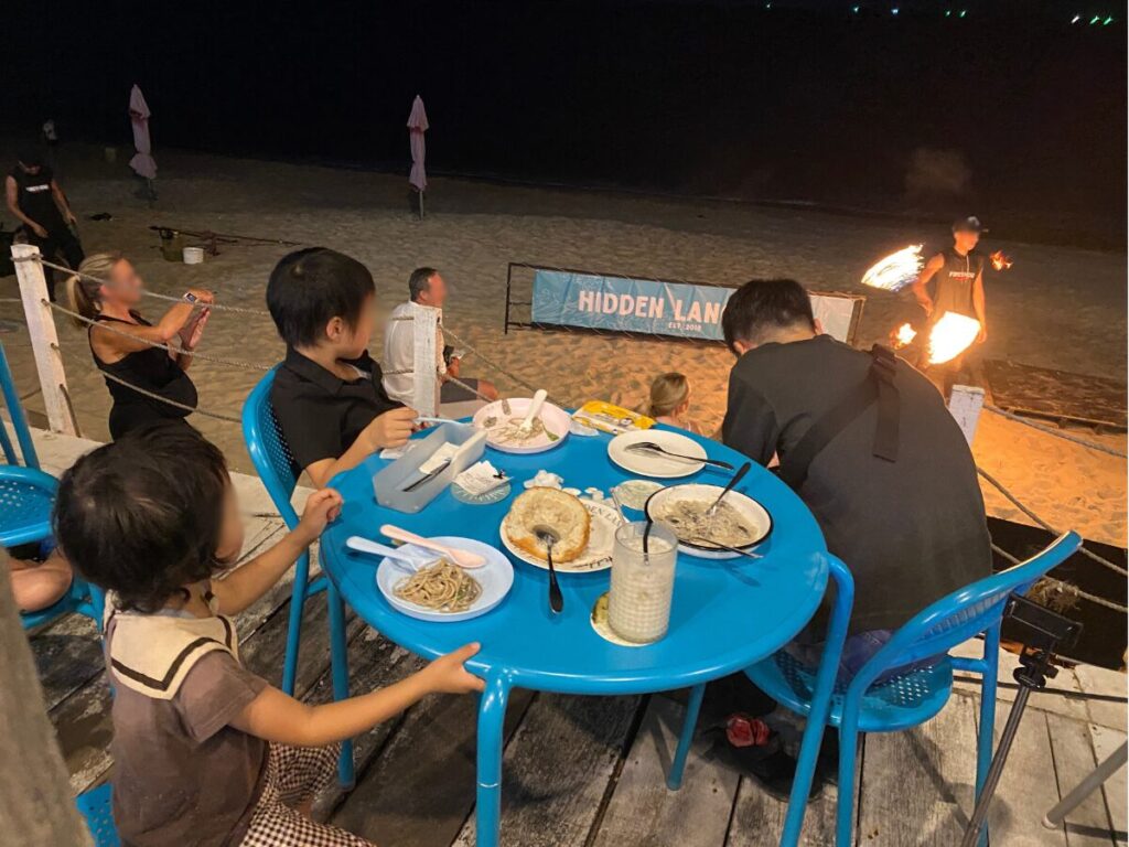 ランカウイ島Hidden Langkawiのファイヤーショー