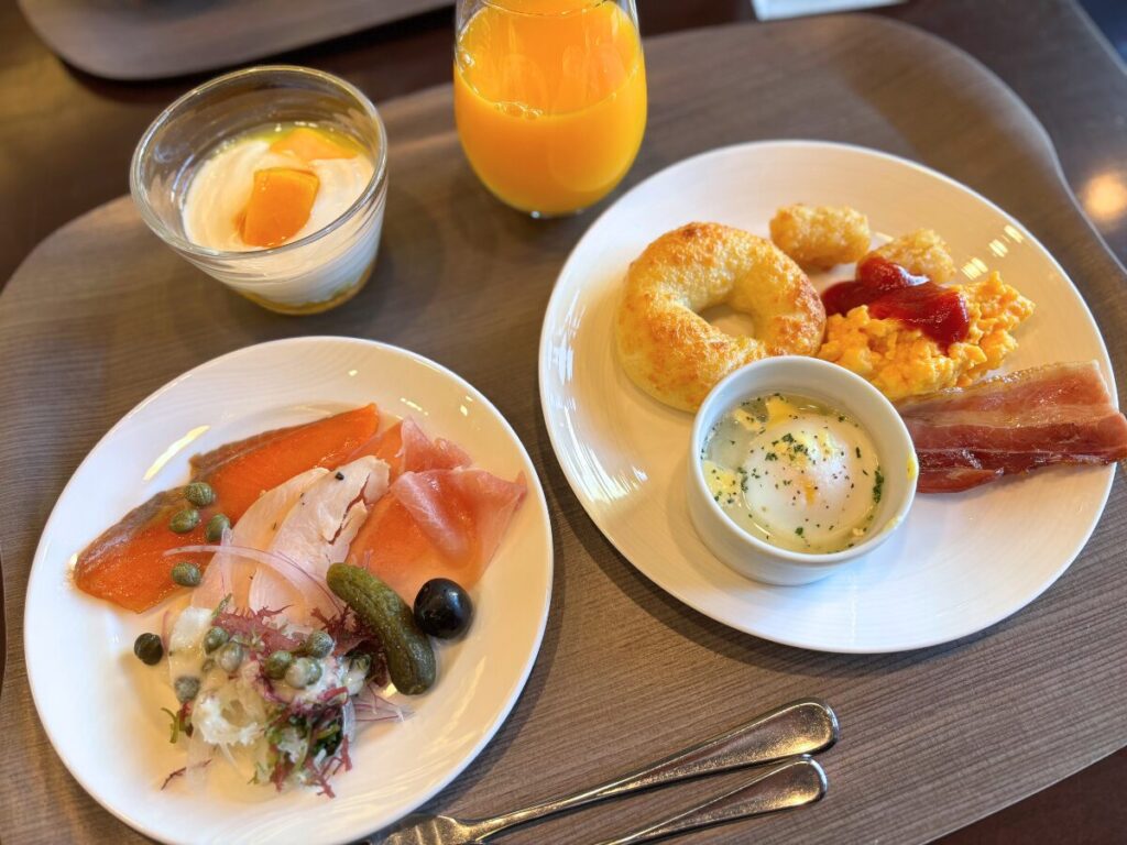 ホテルアムステルダムの朝食（洋食）