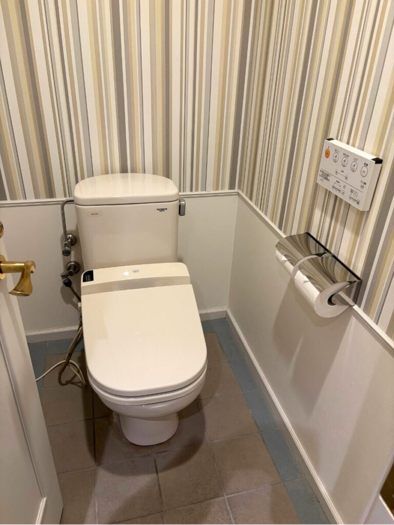 ホテルアムステルダムデラックスルームの独立お手洗い