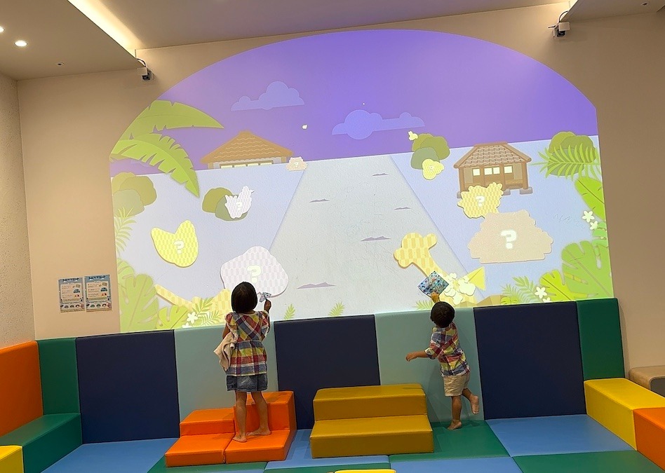 東急ステイ沖縄那覇のキッズスペースにて