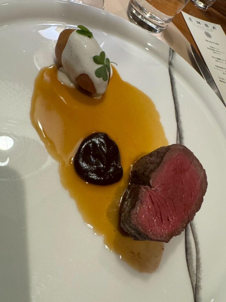 フォーシーズンズホテル京都のコース料理2