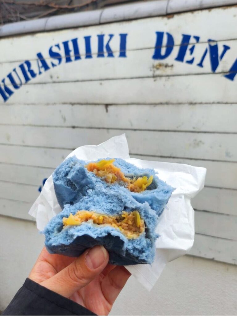 岡山倉敷美観地区のデニムマン