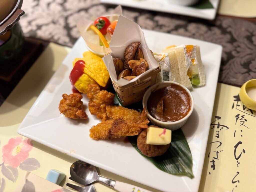 白玉の湯 華鳳 夕食の子ども用メニュー!