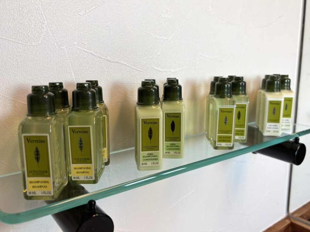 アオアヲナルトリゾートのロクシタンのアメニティ